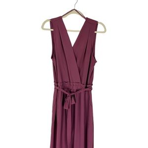 Monteau Mauve Pink Belted Pants NWT Jumpsuit Romper Sz XL
